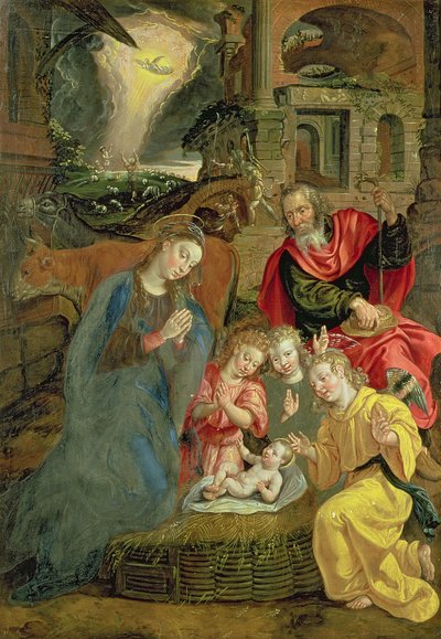 Geburt Christi von Maarten de Vos